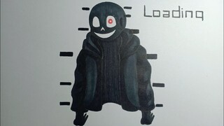 Drawing LOADING Sans Is Super Strong Very Easy Vẽ Sans Siêu Dễ