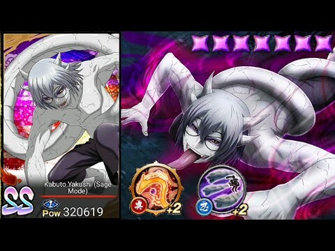 Kabuto Yakushi (Sage Mode) Limit Break Showcase [ Solo Attack Mission ]