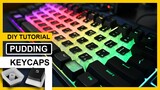 DIY Pudding Keycaps Mod Compatible with ANY RGB Keyboard | SAND PAPER TUTORIAL