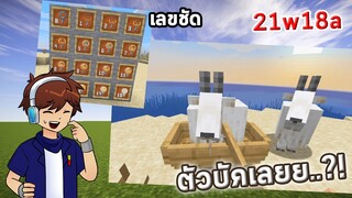 แก้แต่บัคงี้ใกล้ได้ตัวเต็มแล้วสินะ!? | 21w18a | update Minecraft 1.17