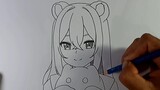 Menggambar anime cewek imut dengan mudah