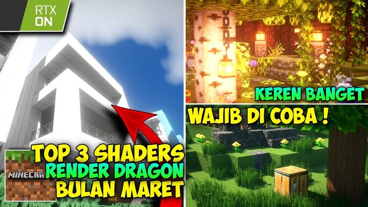 3 Shaders MCPE 1.19 Render Dragon di BULAN MARET - Shader mcpe 1.19 - shaders 1.19 - Mcpe Shaders