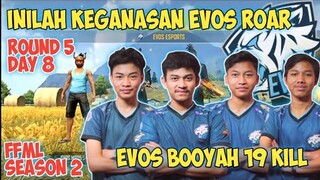 GANASNYA EVOS ROAR DI FFML SEASON 2 DAY 8 ROUND 5