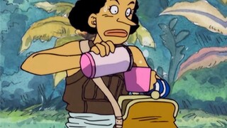 Usopp really made good use of the pink thermos cup given by Miss Kaya. This enviable love