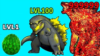 Tiến Hóa Evolving TỪ TRỨNG KAIJU THÀNH GODZILLA KHỔNG LỒ Max LVL - Top Game Android Ios Thành EJ