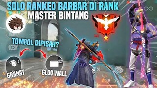 SOLO RANKED BARBAR DIRANK MASTER BINTANG?! KOK GINI MUSUHNYA?? FREE FIRE INDONESIA