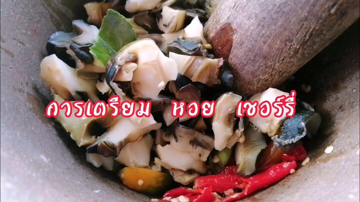 วิธีการเตรียม​หอย​เชอร์รี่​ กรอบ​ ไม่เหม็นคาว​ ปลอดภัย​ ไว้ตำป่าแซ่บๆ