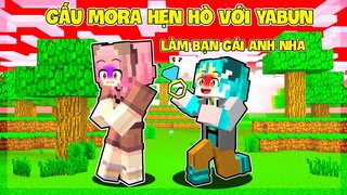 GẤU MORA THỬ THÁCH 24H HẸN HÒ VỚI YABUN TRONG MINECRAFT