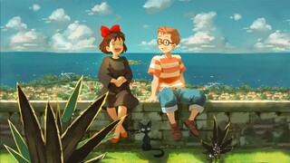 Chill with Ghibli 🍀 Relax Your Mind - Lofi hiphop mix for Stress Relief - No loop