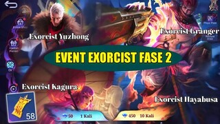 BOCORAN EVENT EXORCIST FASE 2 MOBILE LEGENDS!! 2 SKIN EXORCIST TERBARU RILIS