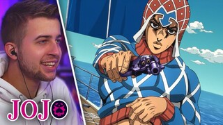 MISTA'S SEX PISTOLS & TORTURE DANCE!! JoJo's Bizarre Adventure Episode 7 REACTION (Golden Wind)