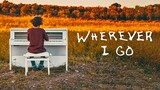 Italian pianoist performing "Wherever I Go" in the field