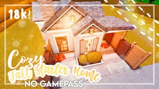 No Gamepass 18k Cozy Fall Starter Home - Speedbuild and Tour - iTapixca Builds