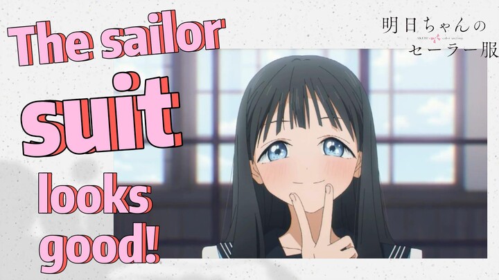 [Akebi's Sailor Uniform] The sailor suit looks good!