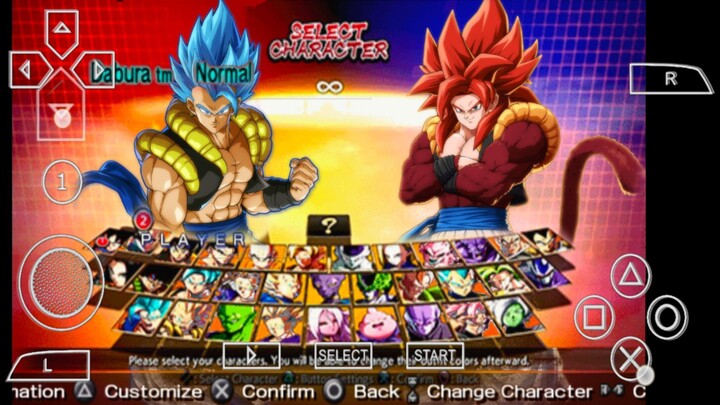 Dragon Ball FighterZ PPSSPP MOD With DBFZ Menu and New Characters