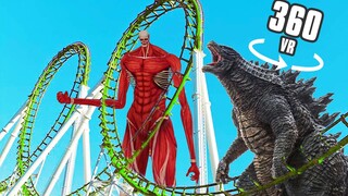 VR 360° EXTREME Roller Coaster ANIME 2