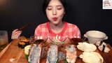 Đồ ăn Hàn : Nhăm nhăm sashimi các loại 4 #MonngonHan