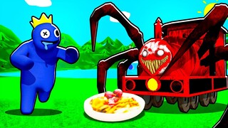 RAINBOW FRIENDS vs CHOO CHOO CHARLES?!