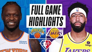 KNICKS at LAKERS | FULL GAME HIGHLIGHTS | February 5, 2022 | NBA Regular Season | NBA 2K22