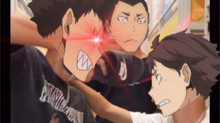 Oikawa on the tip of a knife