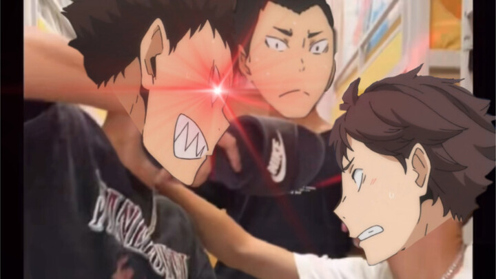 Oikawa on the tip of a knife