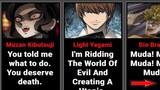 Epic Lines By Famous Anime Villains