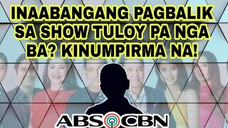 ISANG MALAKING MAGAGANAP NA ABS-CBN PROGRAM INILABAS NA! ALAMIN ANG MGA DETALYE...