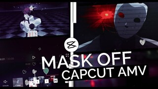 Mask Off / Creepy Effect For Edgy Style || CapCut AMV Tutorial