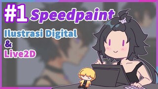 【Speedpaint】#1 Ilustrasi Digital & Live2D