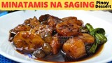 MINATAMIS NA SAGING | Filipino Dessert | LUTONG PINOY | Minatamis Na Saba Recipe