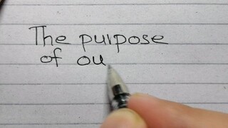 THE PURPOSE OF OUR
