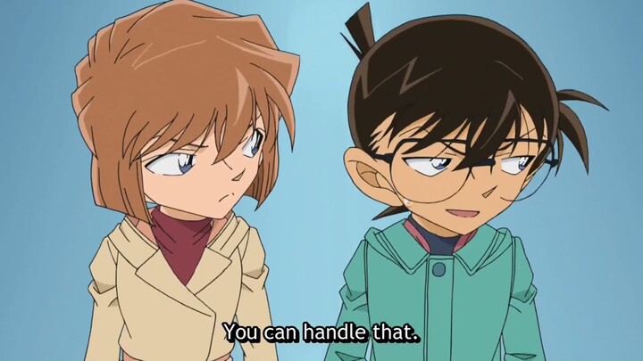 Conan and Haibara 😅😅😅😅😅