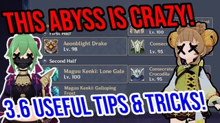 3.6 Abyss 12 is ACTUALLY CRAZY! 4★ Team, Tips, & Speedrun! Genshin Impact