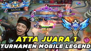 ATTA JUARA 1 TURNAMEN MOBILE LEGENDS!