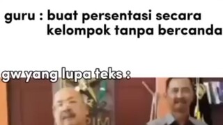 sering terjadi ketika disuruh maju di kelas