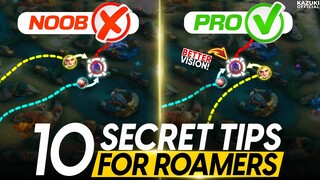 10 SECRET TIPS TO BE THE BEST ROAMER | MLBB ROAMER GUIDE 2024