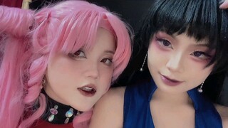 Khoảnh khắc tình cảm của hai ác nữ SailorMoon, yuri cực đã mắt. Cosplay Black Lady x Mistress 9