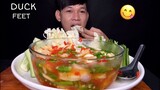 MUKBANG ASMR EATING PICKLED DUCK FEET | MukBang Eating Show
