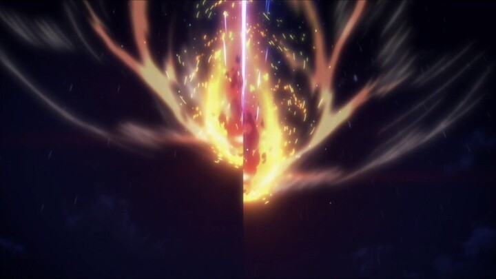Duel Sorcerer King vs Demon Emperor Jaldabaoth