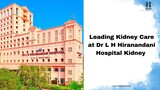 Leading Kidney Care at Dr L H Hiranandani Hospital Kidney