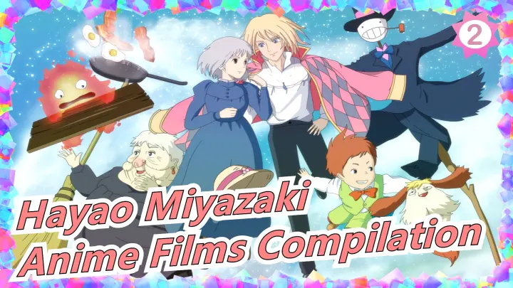 Hayao Miyazaki's Work (6 Anime Films Compilation) Part 1 | Anime Mashup_2