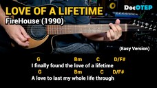 Love Of A Lifetime - FireHouse (Easy Guitar Chords Tutorial with Lyrics) part 2 SHORTS