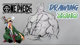 HUSBU SEJUTA UMAT! | drawing zoro [onepiece]