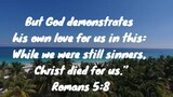 God loves us..even we are sinners.