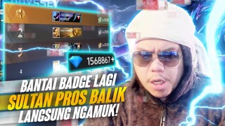 SULTAN PROS LOGIN FREE FIRE! LANGSUNG ABISIN 1,5JUTA DIAMOND!!