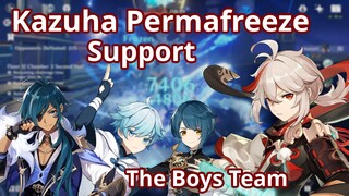 【Genshin Impact】Kazuha Support for Kaeya Permafreeze | 1.6 Spiral Abyss Floor 12 Second Half 9 Stars