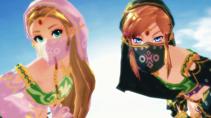 ZimZimLaBim - Grodd Zelda and Link [The Legend of Zelda Breath of the Wild MMD]