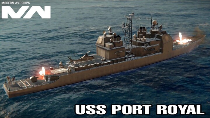 Modern Warships: USS PORT ROYAL in action.