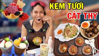 DIVA Cát Thy review Kem Ý, chè dừa dầm và sữa chua - Ẩm thực Cha Rồng