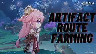 Artifact Route Farming... #Vcreator #BiliBili #GenshinImpact